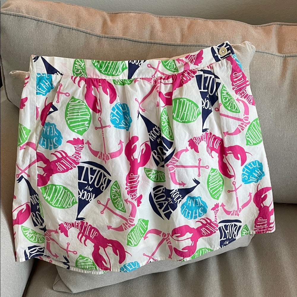 Lilly Pulitzer 🎀 Mini Skirt SZ M 🐚